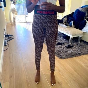 Burberry Monogram Print stretch jersey legging
